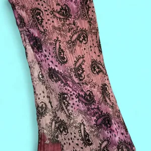 Vintage 90’s/Y2K Purple Sheer Beaded Fashion Scarf thumbnail 5