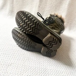 Sorel Women Tofino II Black NL-3071-371 Green Camo Fur Lined Trim Snow Boots 8 thumbnail 7