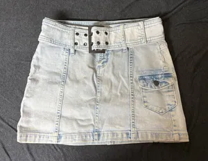 Wild Fable Mini Jean Skirt Denim thumbnail 1