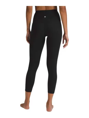 Lululemon ✵ Align High Rise Zip Front Nulu Cropped Pant 25" ✵ Black ✵ 6 W5FMES thumbnail 4