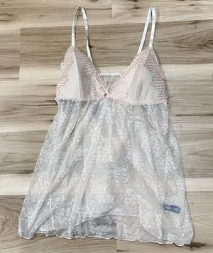 NEW Rachel Rachel Roy Lace Chemise/Thong Set Women’s XL thumbnail 1