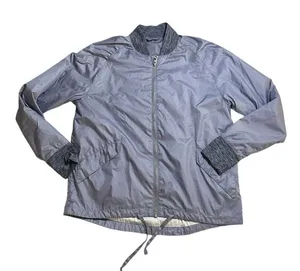 prAna Center Jacket Techwear Bomber DWR Blue Purple Women’s Small Outdoor Hiking thumbnail 1
