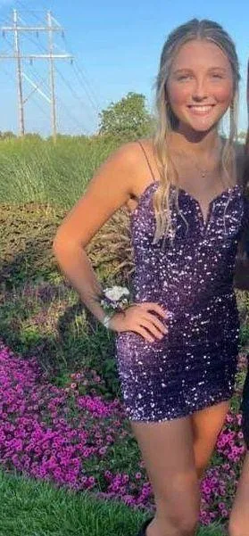 Homecoming Dress Purple thumbnail 1