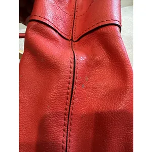 Kate Spade Elena‎ Villabella Orange Red Shoulder Bag Leather Handbag Bow Satchel thumbnail 4