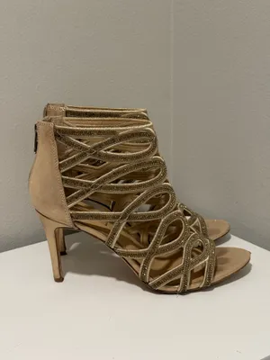 Antonio Melani Heels Gold Sparkly thumbnail 3
