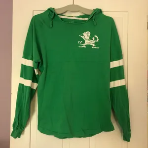 Notre Dame Hooded Spirit Jersey Green thumbnail 1