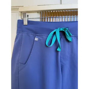 FIGS Technical Collection Zamora Jogger Scrub Pants Big Sky Blue Womens Size XS‎ thumbnail 3