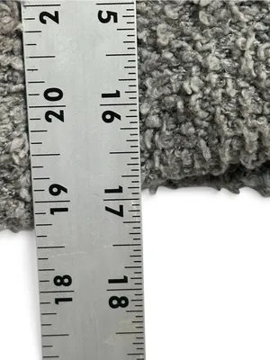 SKIMS Gray Cozy Knit Wrap Crop Top Long Sleeve Tie Waist L/XL thumbnail 8