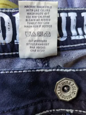 Hydraulic Emma Mid Rise Denim Stretch Dark Blue Jeans Womens Size 24W (41x31) thumbnail 13