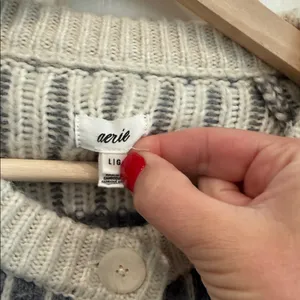 Aerie Fair Isle cardigan NWOT thumbnail 6
