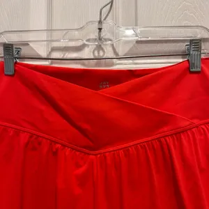 Joy Lab Game‎ Day Drop Waist Skort Women's XL Red Orange Tennis Golf Pickleball thumbnail 2