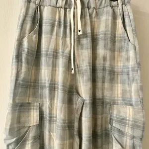 POL Relaxed Fit Plaid Joggers Size Medium thumbnail 5
