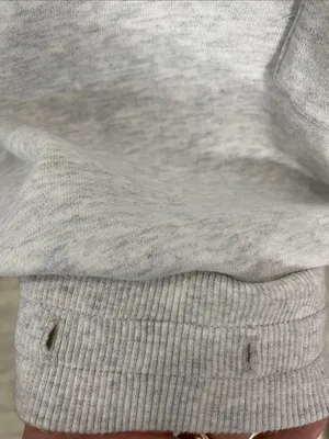 Nap Women's Relaxed Light Gray Crewneck Sweatshirt thumbnail 3