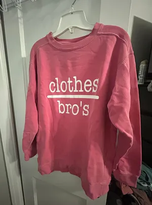 Clothes Over Bros Sweatshirt Pink Size M thumbnail 1