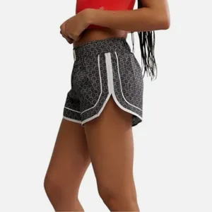 Free People Movement Varsity Blues Printed Shorts in Starburst Geo Black NWT thumbnail 3
