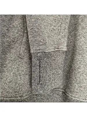 Lululemon Scuba Pullover Heathered Core Ultra Grey Size 6 thumbnail 6