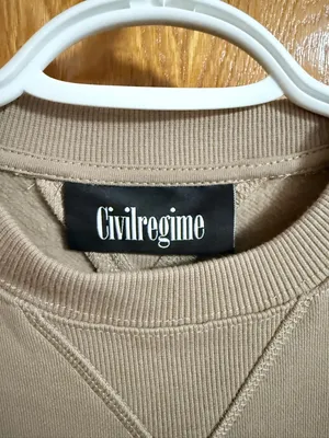Relaxed Cropped Crewneck Sweatshirt thumbnail 3