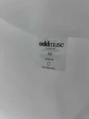 Odd Muse White Structured Mini Dress  thumbnail 5