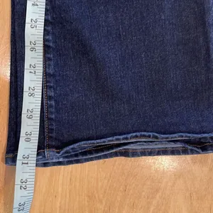 Old‎ Navy Womens Mid Rise Zip Fly Bootcut Denim Jeans Dark Wash Size 20 thumbnail 11