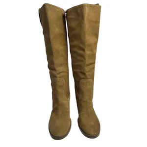 Enzo Angiolini Eajenya Tan Suede Knee High Block Heel Boots Womens 9M thumbnail 2
