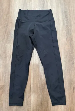 OFFLINE by Aerie The Hugger High Rise Leggings Black Large L Pocket Real‎ Good thumbnail 1