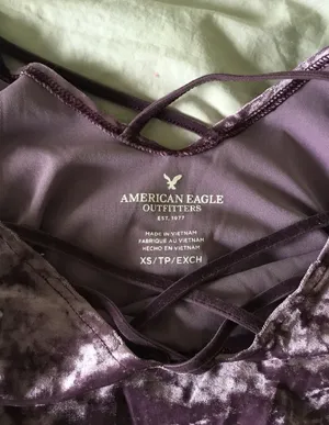 American Eagle Velvet Tank Top thumbnail 4