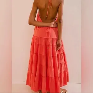 Free People Somewhere Sunny Drop Waist Maxi Dress thumbnail 2