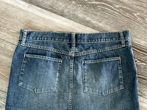 Old Navy Sz 8 Way Too Cute Blue Jean Mini Skirt thumbnail 6