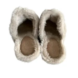 Tommy Hilfiger Suede Faux Fur Platform‎ Clog Mules Chunky High Heel Shoes 6.5 thumbnail 8