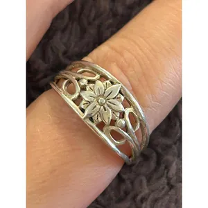 Ring band 925 sterling silver size 8.5 g40 thumbnail 2