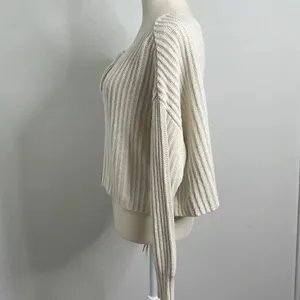 American Eagle knit oversized crop sweater.  Size XS thumbnail 2