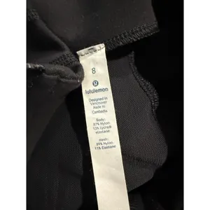 Lululemon Define‎ Jacket Black Full Zip Size 8 Breakaway from Cancer Logo thumbnail 7