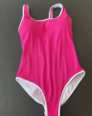 Womens One Piece Swimsuit Sporty Ribbed Slimming Cute Bathing Suit 2024 Flattering High Cut Swimming Suits thumbnail 8