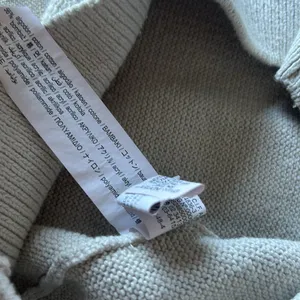 Zara Creme Cotton Blend Knit Hoodie thumbnail 6