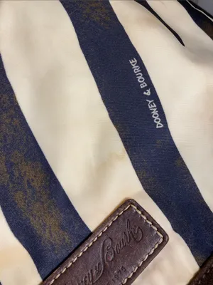 Dooney & Bourke Stripe Print Tote with Brown Trim thumbnail 13