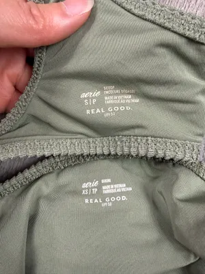 Aerie Olive Textured Bikini Set thumbnail 8