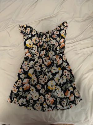 Free People Dress Floral Mini Black thumbnail 5
