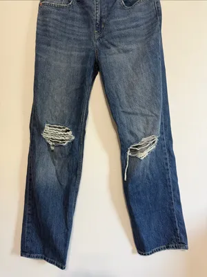 Levi’s Low Pro Straight Distressed Straight-Leg Jeans 29 thumbnail 7