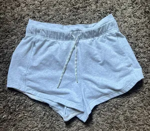 Lululemon Gray Lounge Shorts thumbnail 1