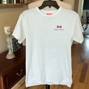 Simply Southern White Cotton Short Sleeve thumbnail 1
