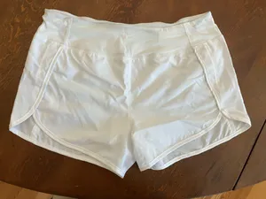 White Amazon Shorts Athletic thumbnail 2