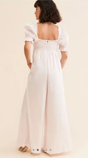 Free People Selkie Seashell Wide Leg Jumpsuit thumbnail 2