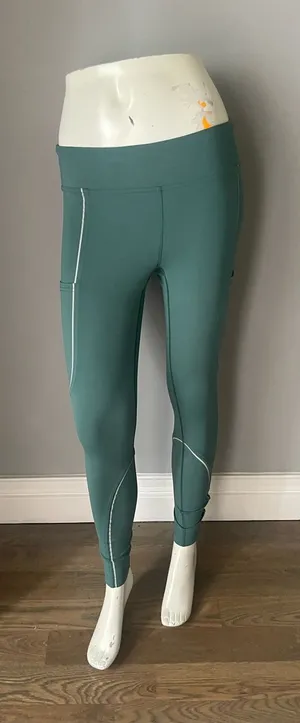 Outdoor Voices Dark Teal Performance Leggings thumbnail 1