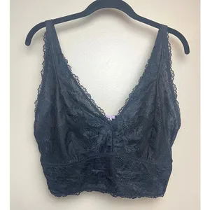 Savage x Fenty Black Lace Bra Top Sz. 3X thumbnail 2
