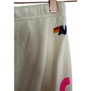Aviator Nation x SoulCycle 4 Hearts Sweatpants Cream Women's Size Small thumbnail 10
