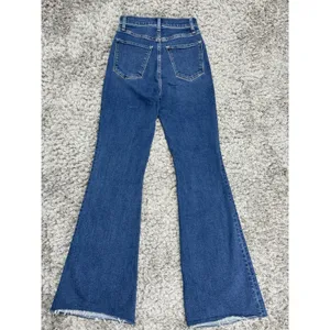 Abercrombie & Fitch The Flare Jeans Women’s Size 0/25 Blue Denim Boho High Rise thumbnail 5