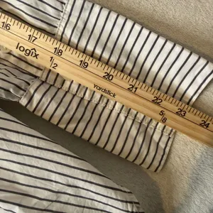 Madewell Button Down Striped Cotton Shirt Womens S Long Cuff Minimalist Capsule thumbnail 7