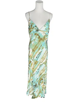 Petal & Pup - NWT Dillon Mint Abstract Open Back Maxi Slip Dress SZ 12 thumbnail 2