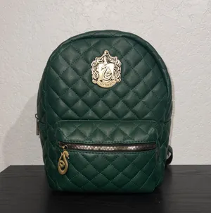 Harry Potter Green Sytherin Quilted Mini Backpack thumbnail 1