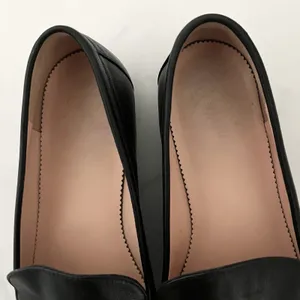 J.Crew Cecile Leather Smoking Slippers Loafers Black 7 Minimalist Classic Flats thumbnail 5
